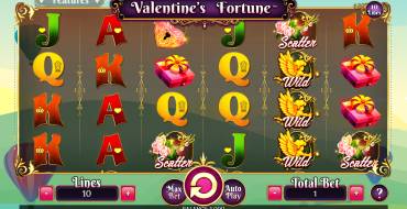 Valentines Fortune: Máquina tragaperras