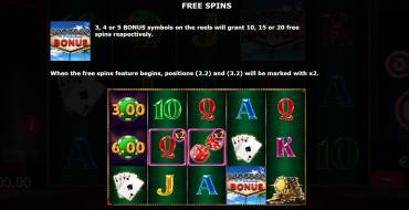 Vegas All In: Tiradas gratuitas y/o re-giros