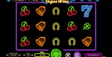 Vegas Wins: Máquina tragaperras