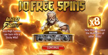 Vikings Go To Olympus WildFigh RushingWilds: Tiradas gratuitas y/o re-giros