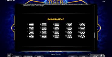 Water Tiger: Líneas