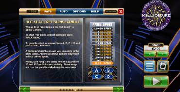 Who Wants to be a Millionaire Megaways: Juego de riesgo