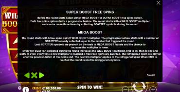 Wild Booster: Reglas