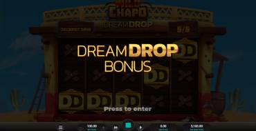 Wild Chapo Dream Drop: Juegos de bonificación