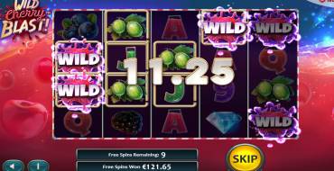 Wild Cherry Blast: Ganancias