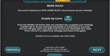 Wild Cherry Blast: Reglas