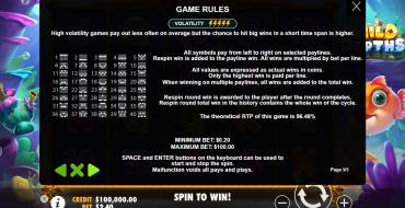 Wild Depths: Reglas