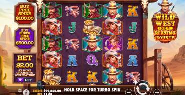 Wild West Gold Blazing Bounty: Máquina tragaperras