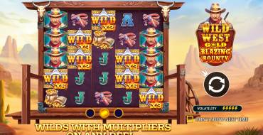 Wild West Gold Blazing Bounty: Características únicas