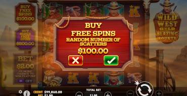 Wild West Gold Blazing Bounty: Características únicas