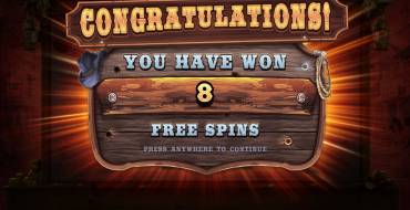 Wild West Gold: 3 símbolos Scatter