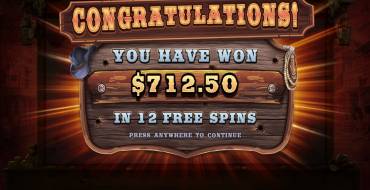 Wild West Gold: Gana