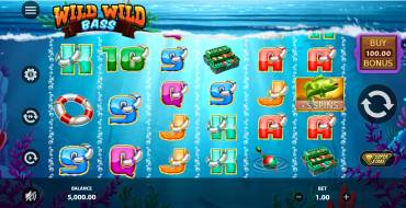 Wild Wild Bass: Máquina tragaperras
