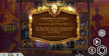 Wild Woof: Tiradas gratuitas y/o re-giros