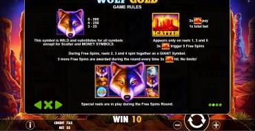 Wolf Gold: Tiradas gratuitas