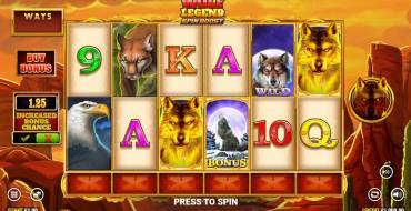 Wolf Legend Spin Boost: Máquina tragaperras