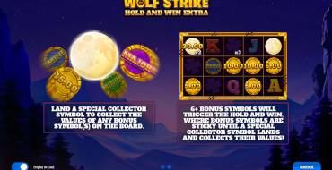 Wolf Strike Hold and Win Extra: Máquina tragaperras