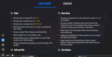 Wolf Strike Hold and Win Extra: Reglas