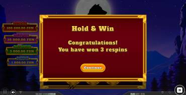 Wolf Strike Hold and Win Extra: Tiradas gratuitas y/o re-giros