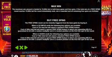 Zeus vs Hades - Gods of War: Reglas del juego