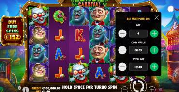 Zombie Carnival: Apuesta