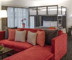 Flamingo Hotel and Casino Las Vegas: Habitación Flamingo 2 Queens 1 Litera