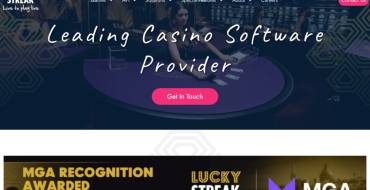 LuckyStreak: Página web