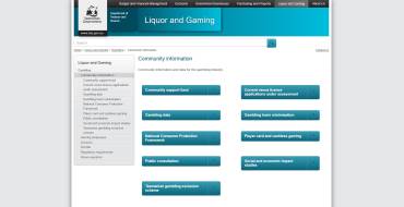 Tasmanian Liquor and Gaming Commission: Página web de la Comisión de Licores y Juegos de Tasmania