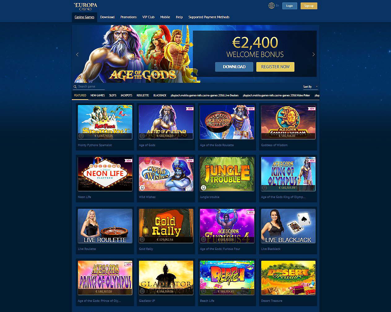 Browser-based online casinos Europe Browser Casino Europe - elige tu juego